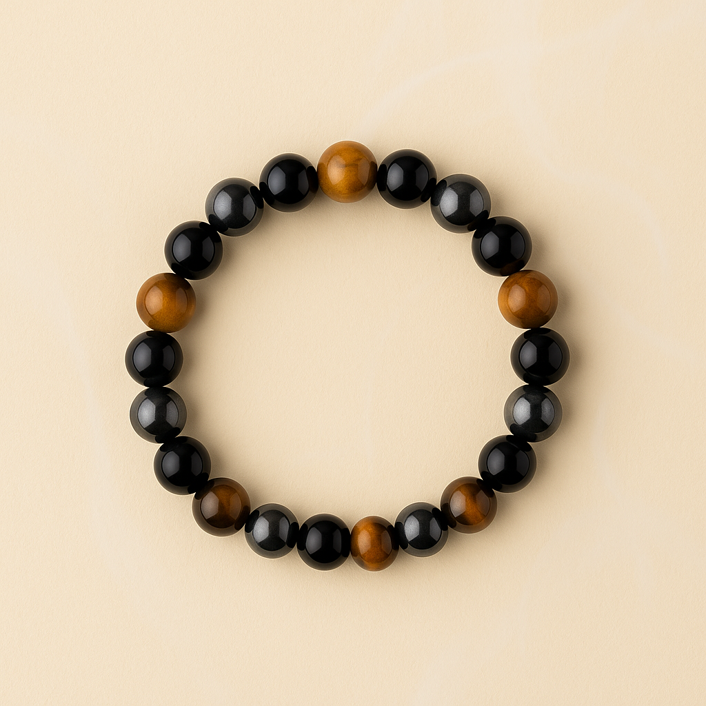 Triple Protection 8MM Beads Bracelet