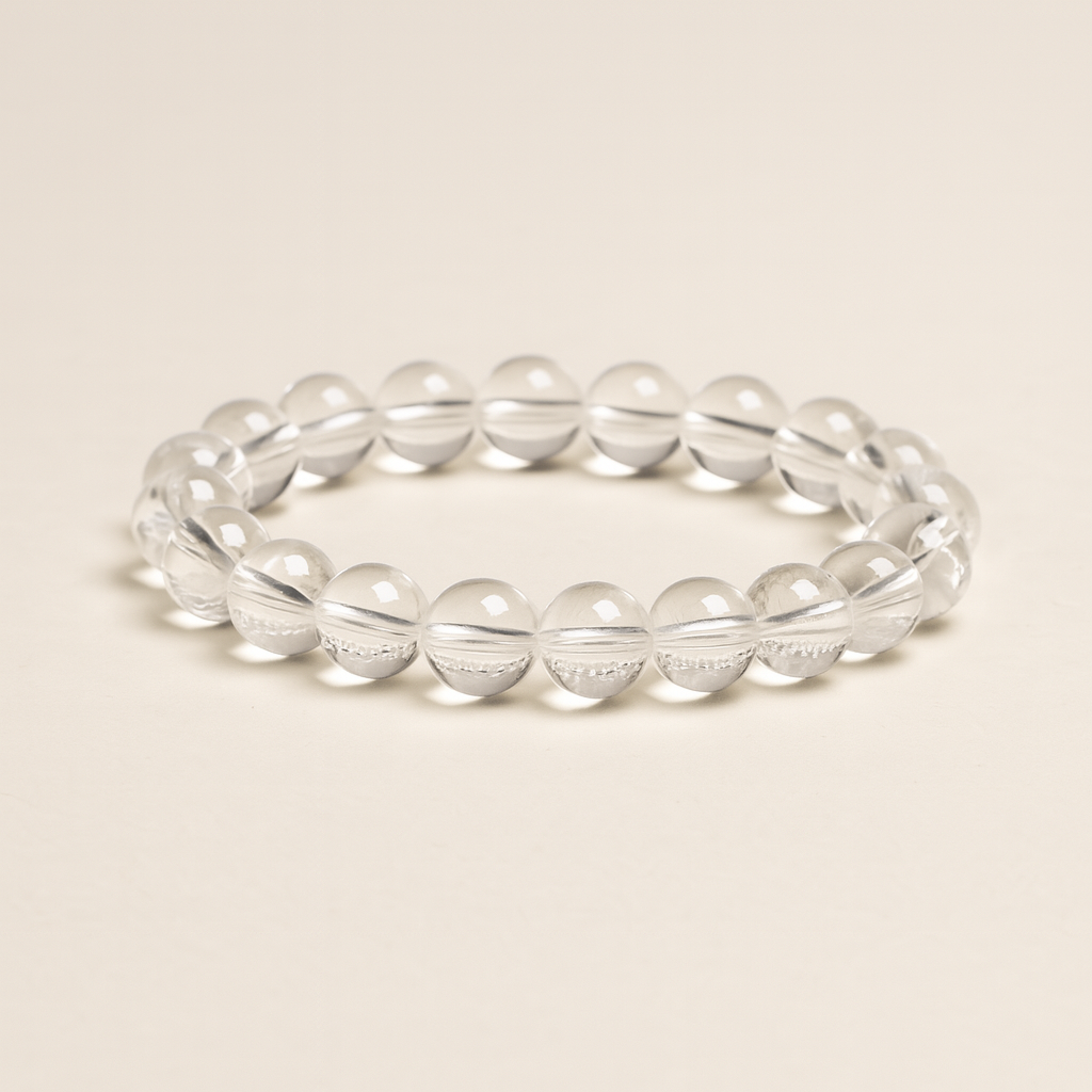 Clear Quartz 8MM Beads Bracelet