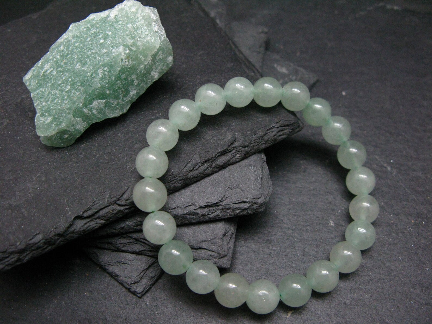 Green Aventurine 8MM Beads Bracelet