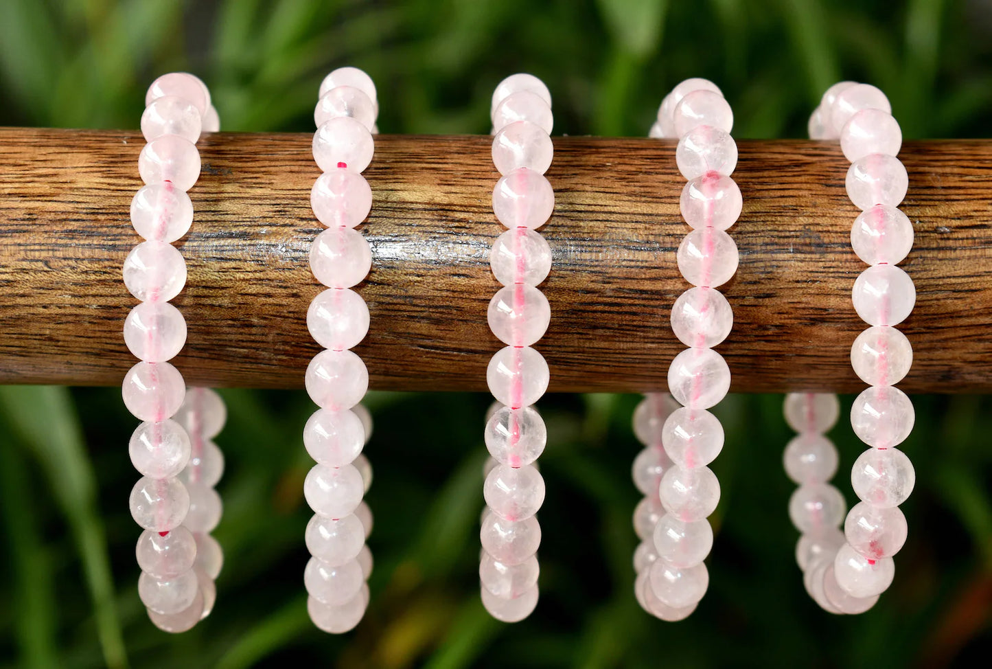 Rose Quartz 8MM Beads Bracelet