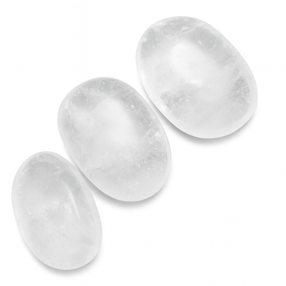 Clear Quartz Palm Stone