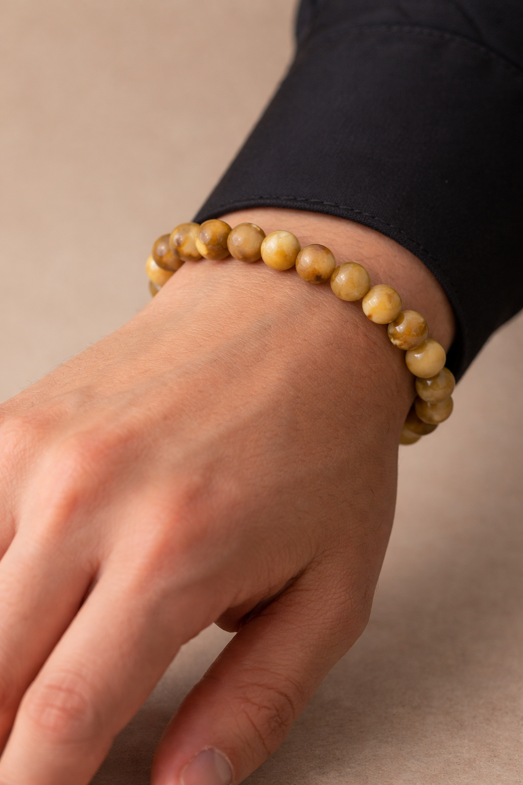 Cat's Eye 8MM Beads Bracelet