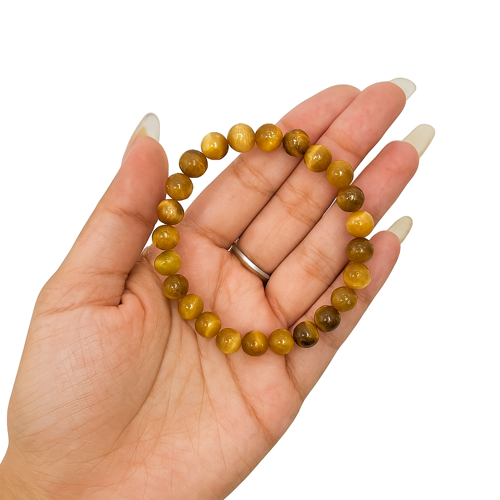 Cat's Eye 8MM Beads Bracelet