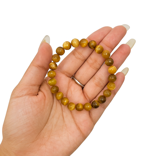 Cat's Eye 8MM Beads Bracelet