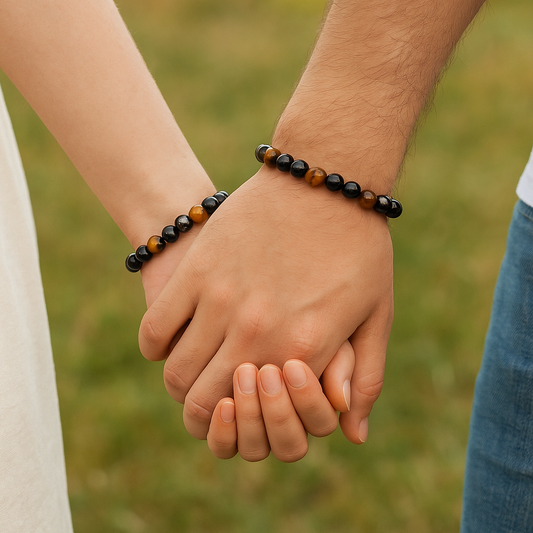 Triple Protection 8MM Beads Bracelet