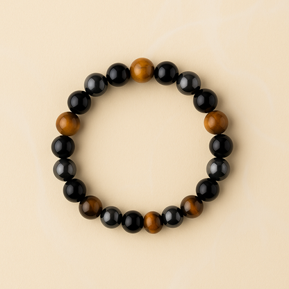 Triple Protection 8MM Beads Bracelet