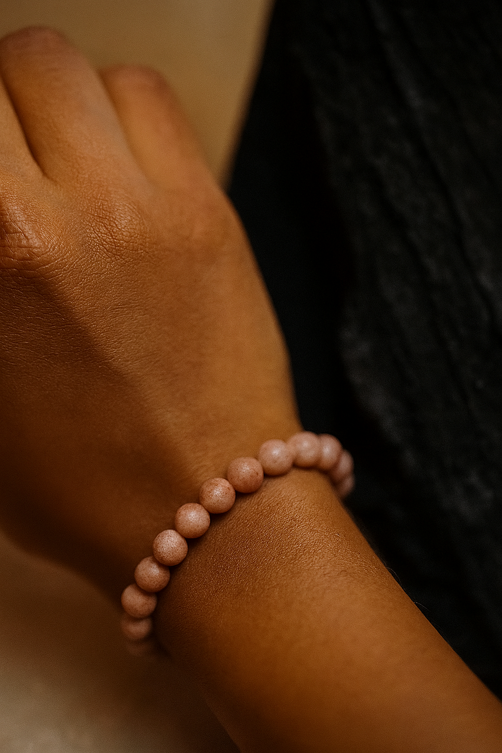 Sunstone 8MM Beads Bracelet