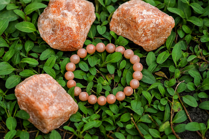 Sunstone 8MM Beads Bracelet