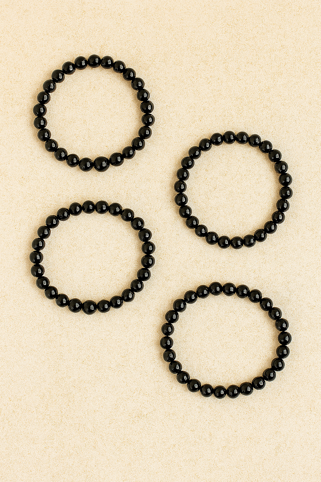 Black Obsidian 8MM Beads Bracelet