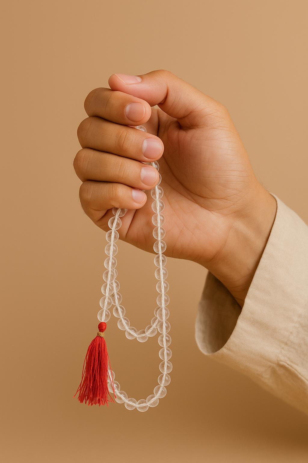 Clear Quartz 108 Beads 8MM Mala