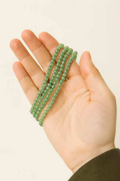 Green Aventurine 4MM Beads Bracelet