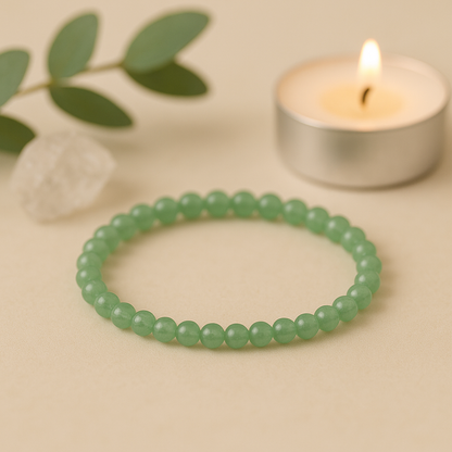 Green Aventurine 4MM Beads Bracelet