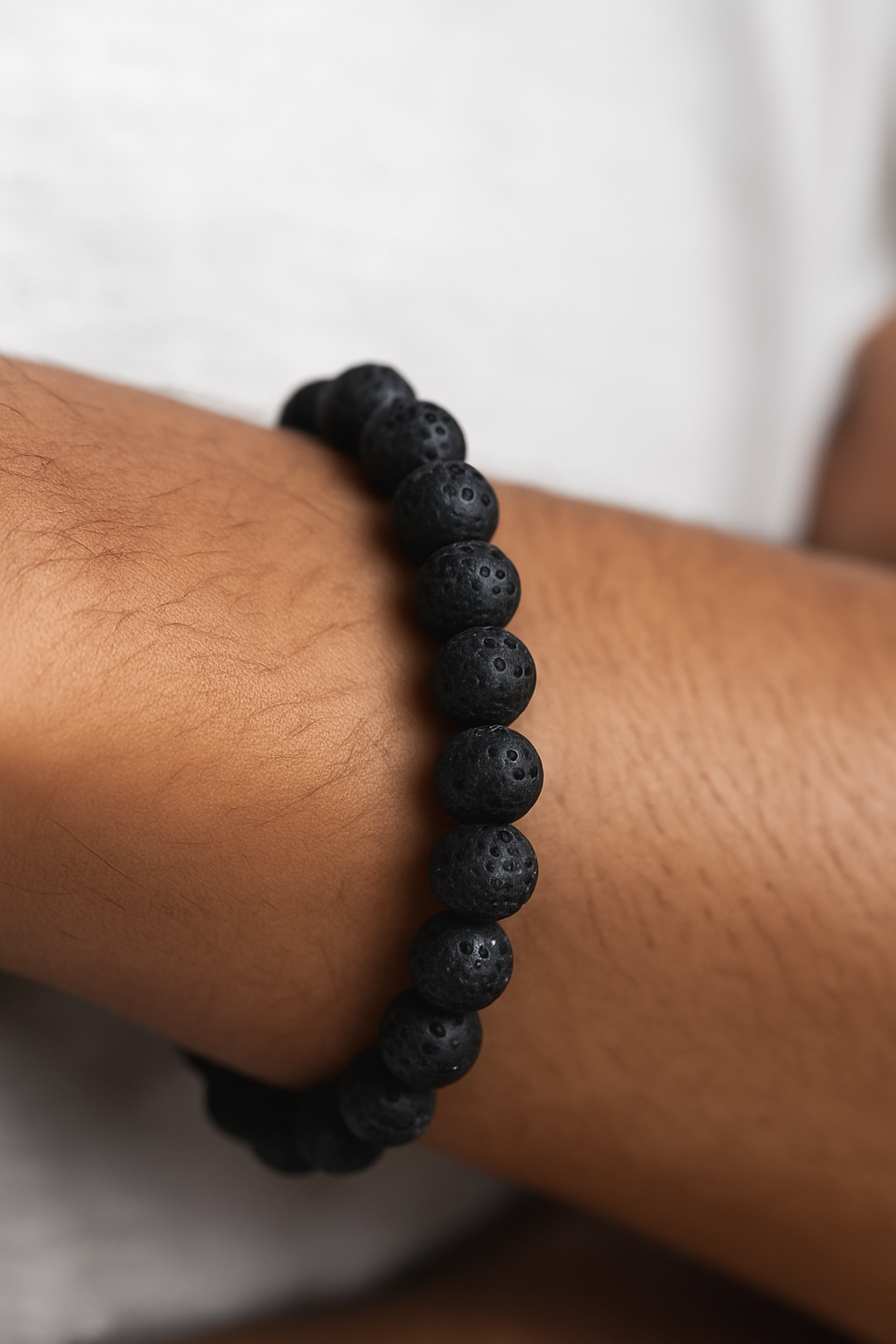 Lava 8MM Beads Bracelet
