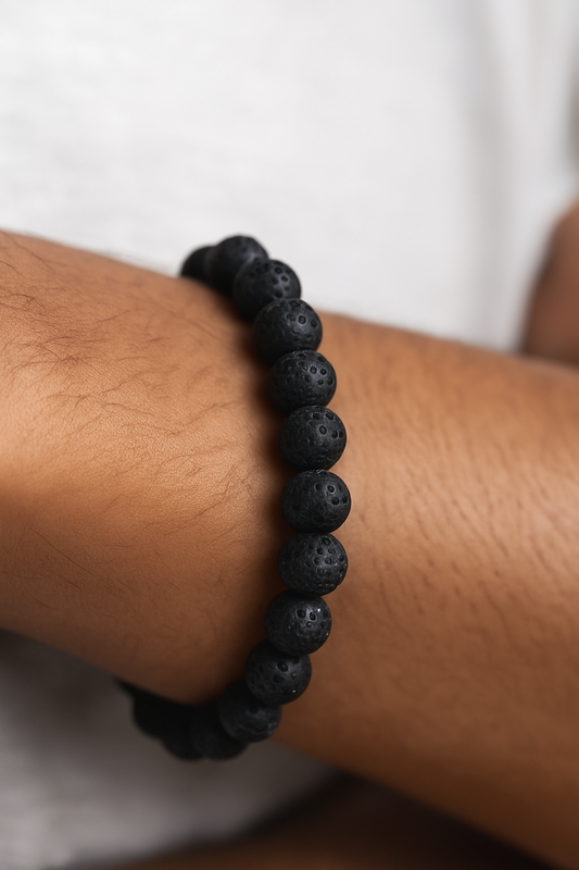 Lava 8MM Beads Bracelet