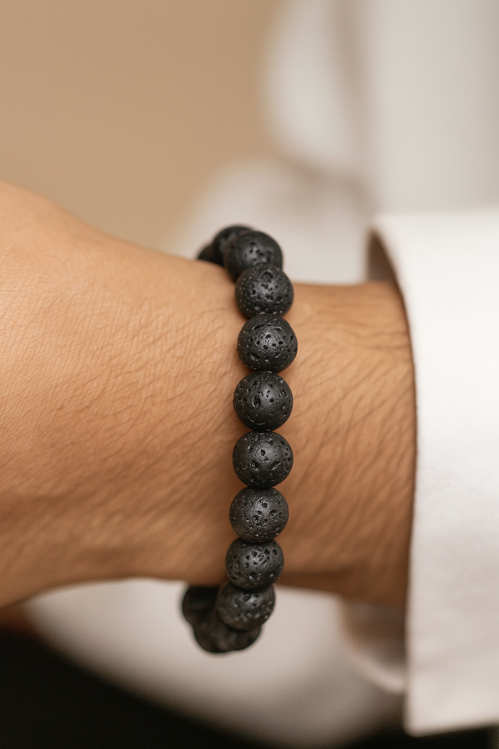 Lava 8MM Beads Bracelet