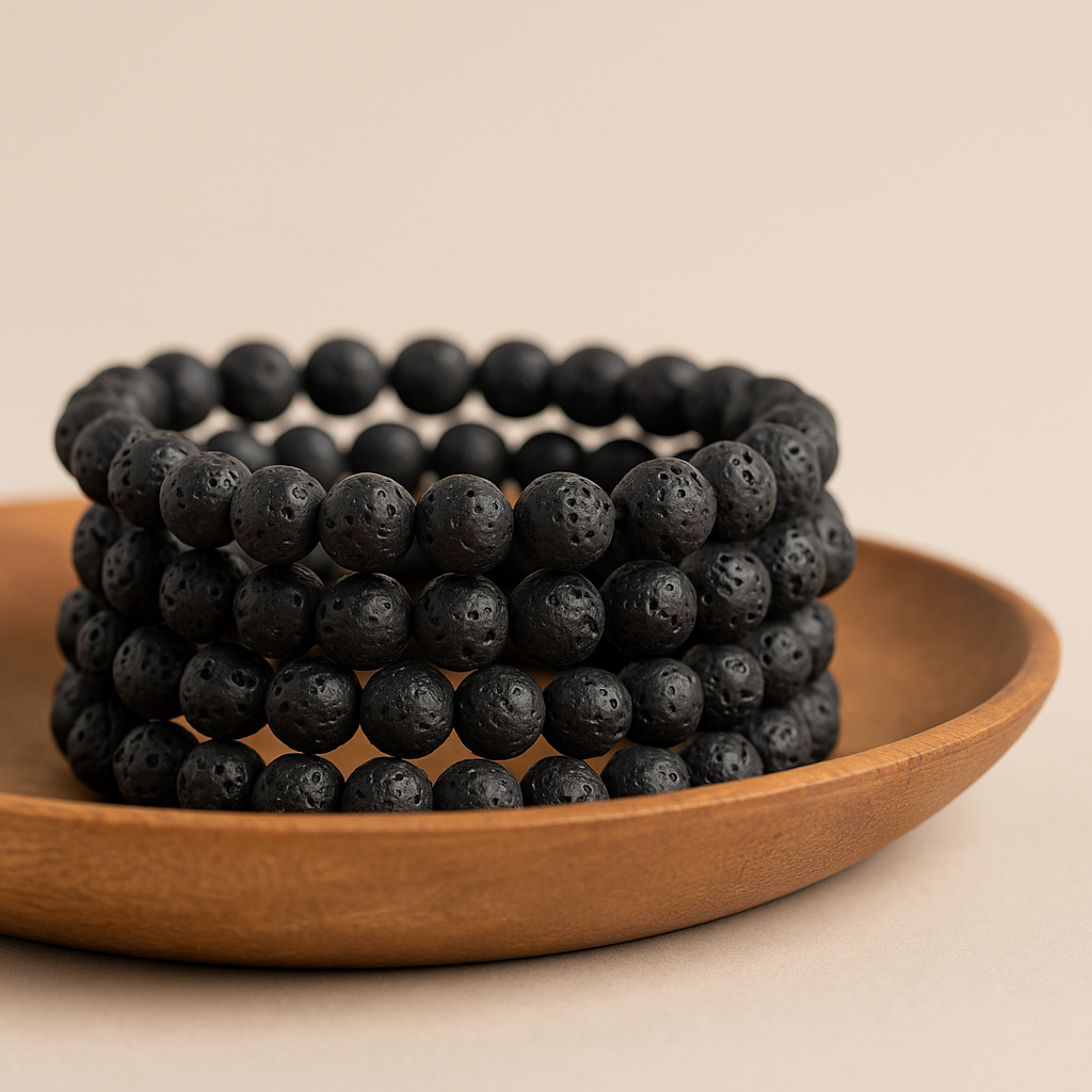 Lava 8MM Beads Bracelet