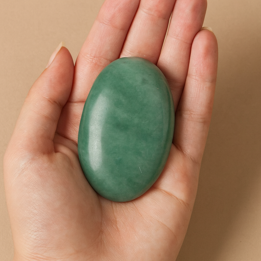 Green Aventurine Palm Stone