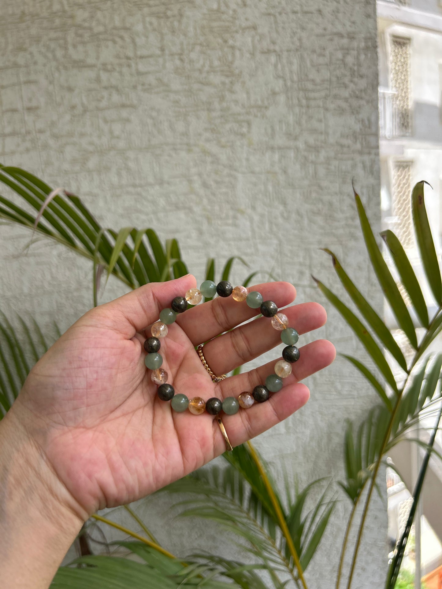 Triple Abundance 8MM Beads Bracelet