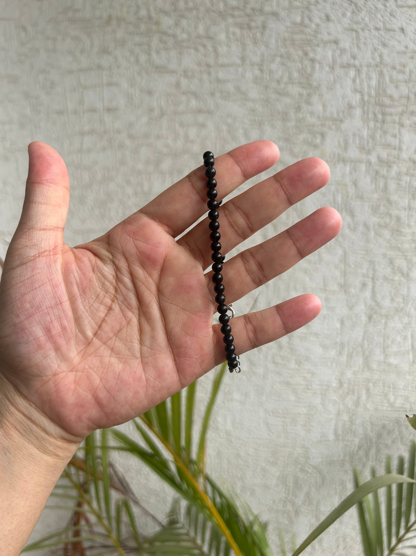 Black Obsidian 4MM Diamond Cut Bracelet