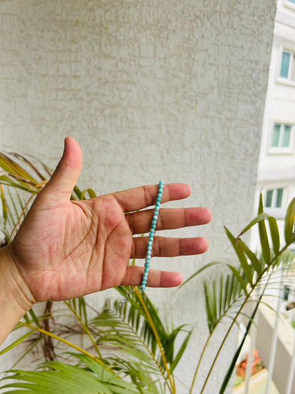 Amazonite 4MM Diamond Cut Bracelet