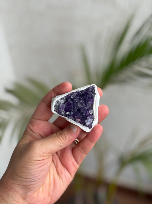 Brazilian Amethyst Clusters (Unique Pieces) With Authenticity Certificate