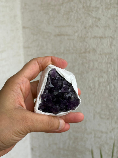 Brazilian Amethyst Clusters (Unique Pieces) With Authenticity Certificate