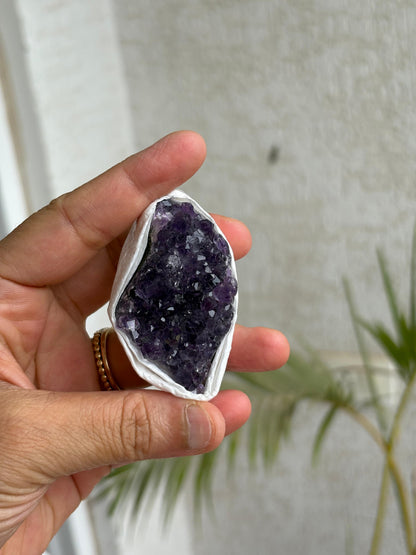 Brazilian Amethyst Clusters (Unique Pieces) With Authenticity Certificate