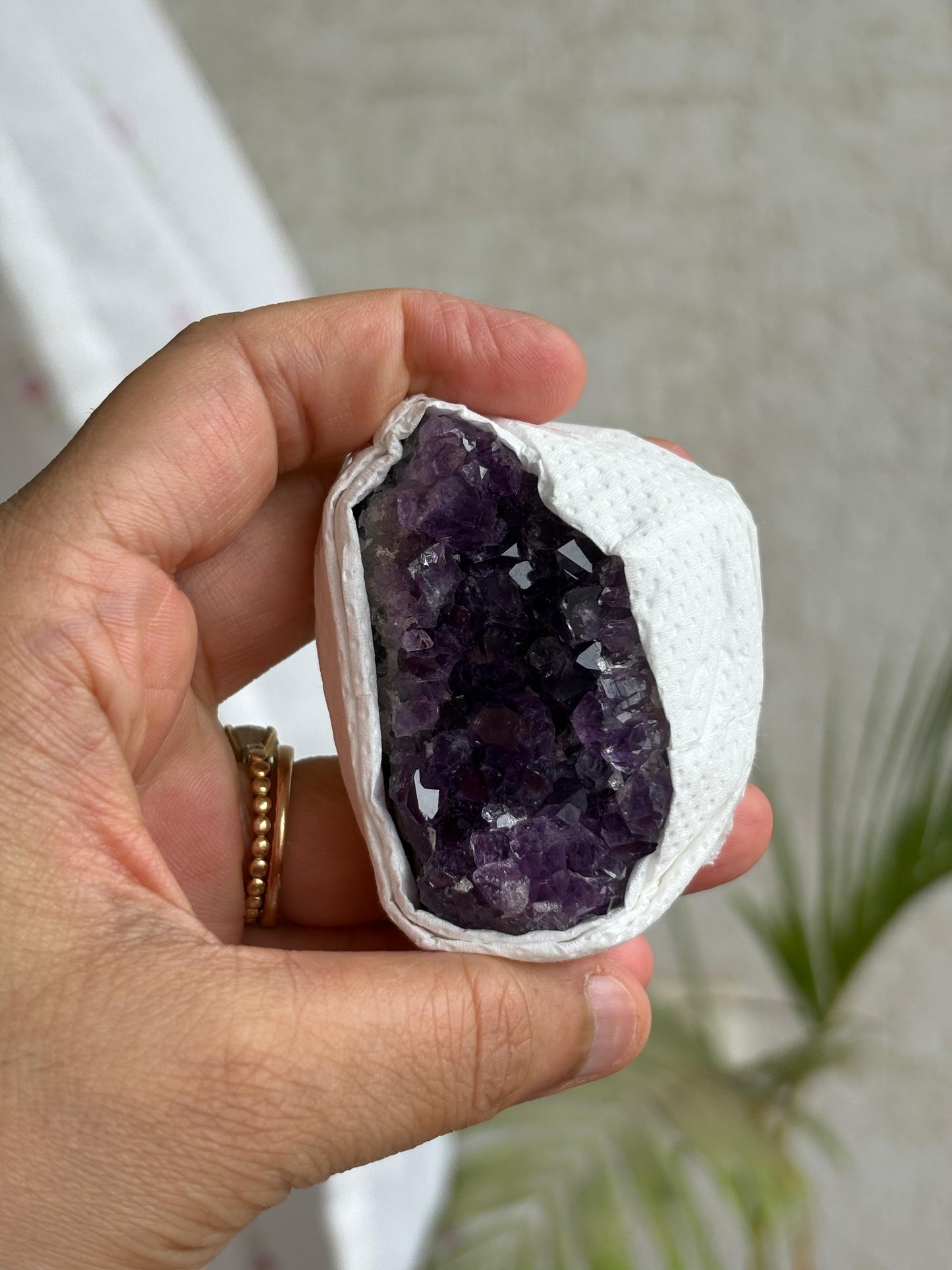 Brazilian Amethyst Clusters (Unique Pieces) With Authenticity Certificate